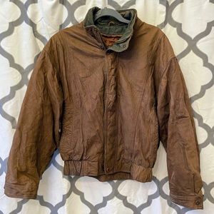 Brown leather jacket | men’s M